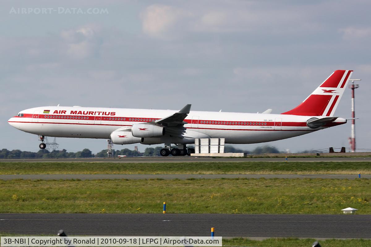 3B-NBI, 2006 Airbus A340-313X C/N 793, at cdg