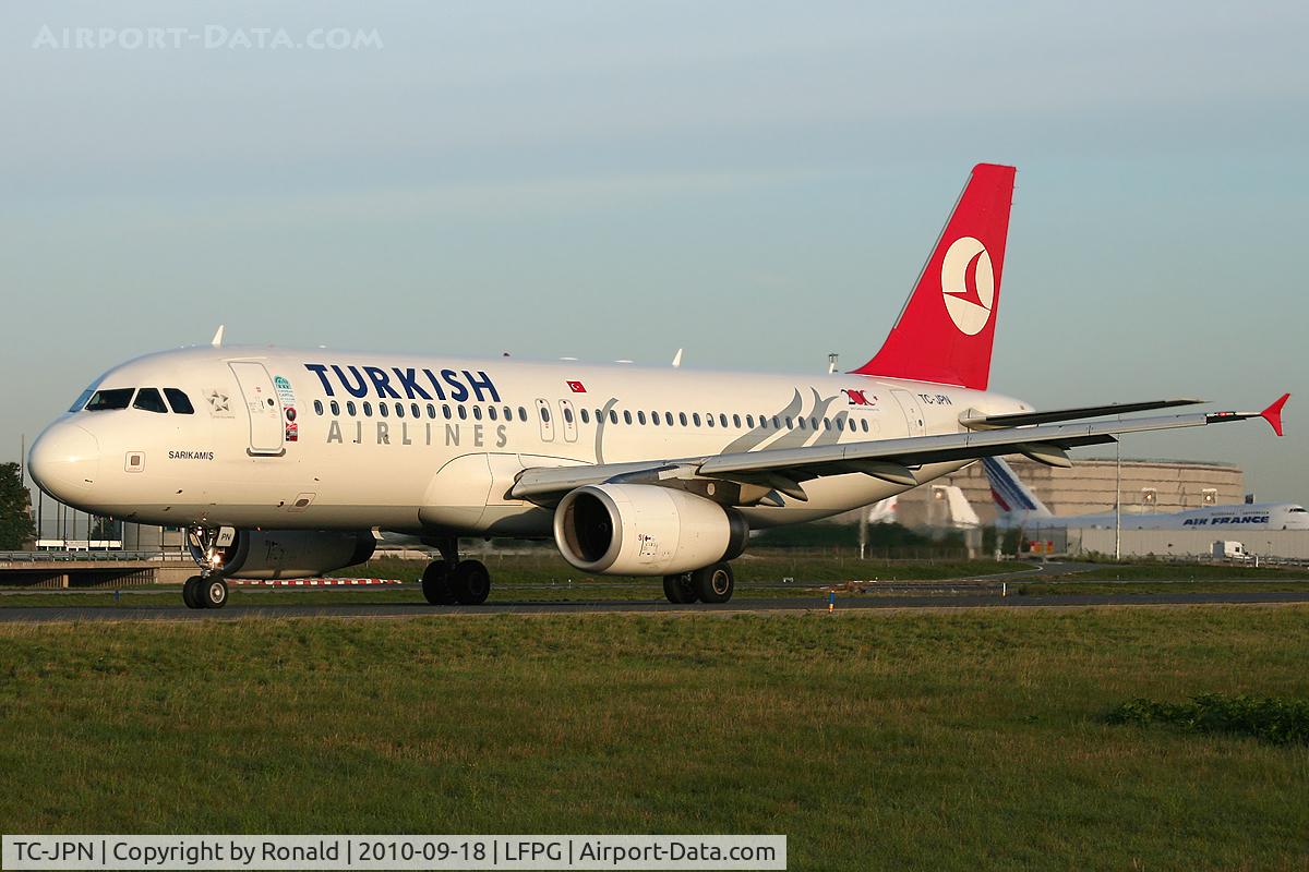 TC-JPN, 2008 Airbus A320-232 C/N 3558, at cdg