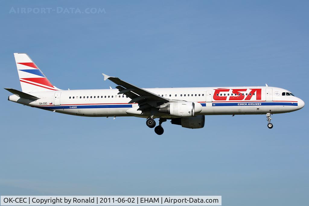 OK-CEC, 1997 Airbus A321-211 C/N 674, at spl