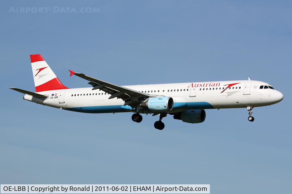 OE-LBB, 1995 Airbus A321-111 C/N 570, at spl