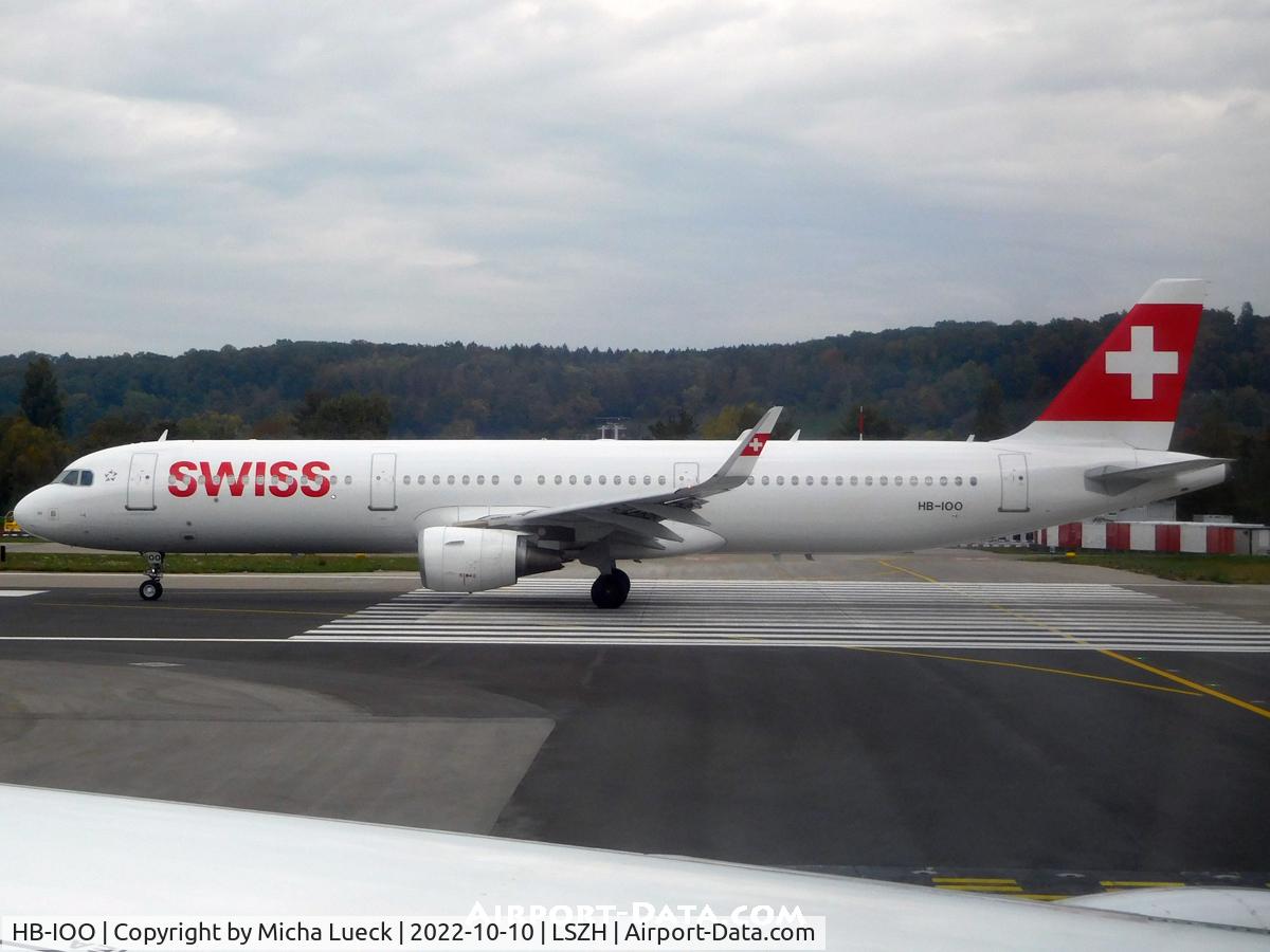 HB-IOO, 2016 Airbus A321-212 C/N 7007, At Zurich