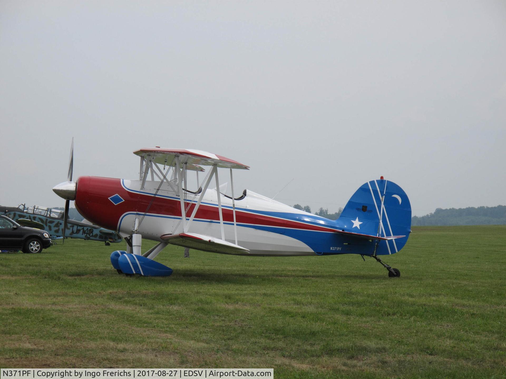 N371PF, 1976 Great Lakes 2T-1A-2 Sport Trainer C/N 0743, N371PF at glider airfield Waechtersberg (EDSV) in Wildberg in Germany.