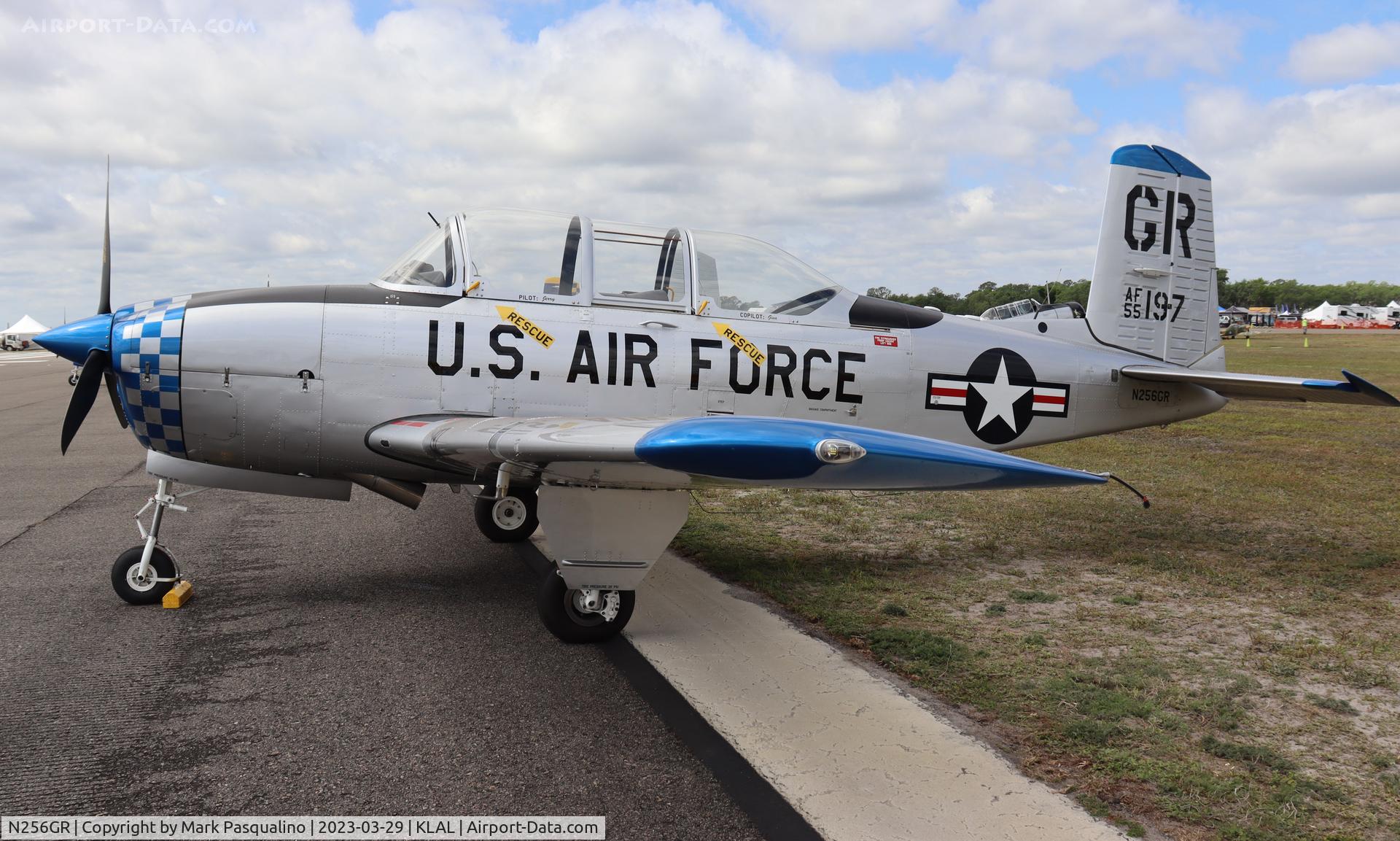 N256GR, 1956 Beech A45 C/N G-754, Beech T-34A