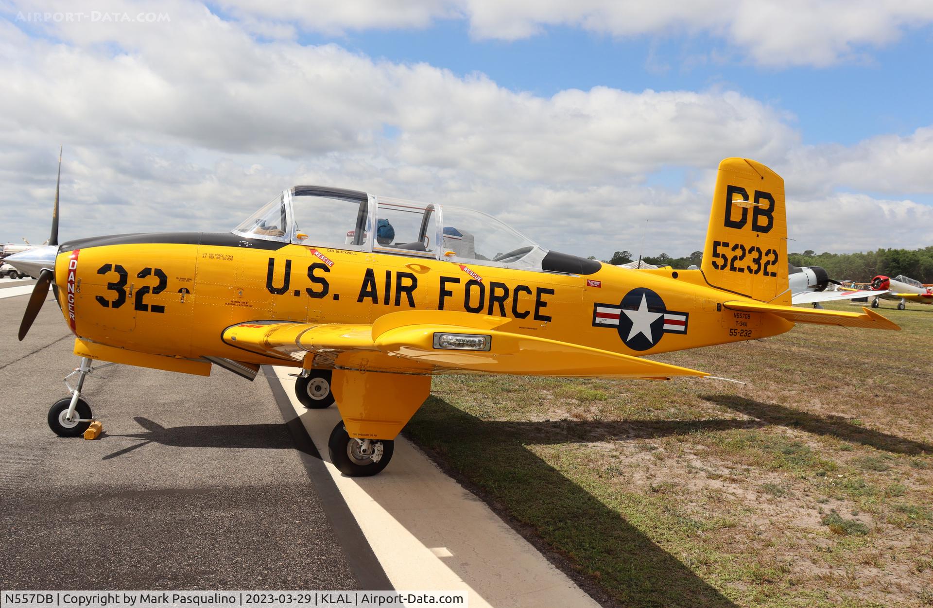 N557DB, 1955 Beech T-34A Mentor Mentor C/N G-789, Beech T-34A