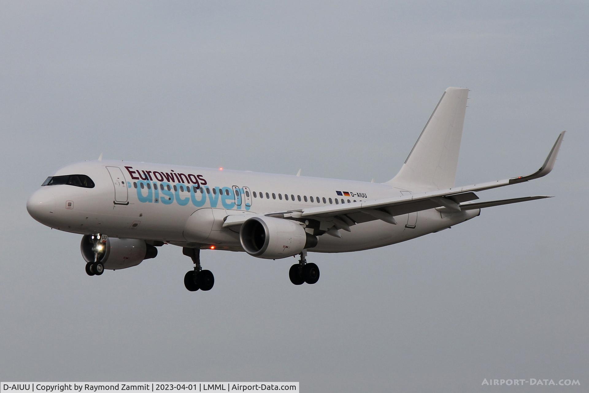 D-AIUU, 2016 Airbus A320-214 C/N 7158, A320 D-AIUU Eurowings Discovery