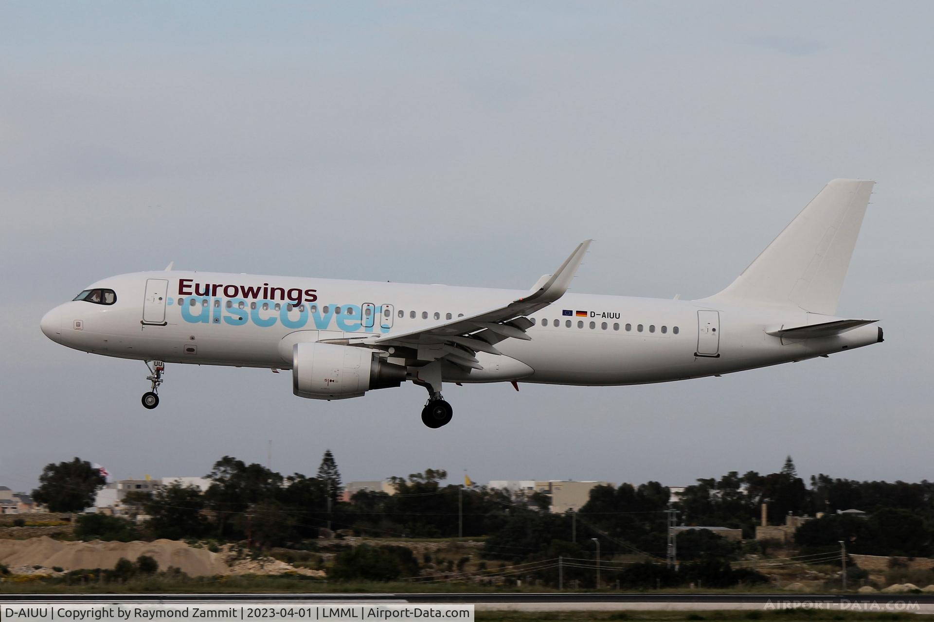 D-AIUU, 2016 Airbus A320-214 C/N 7158, A320 D-AIUU Eurowings Discovery