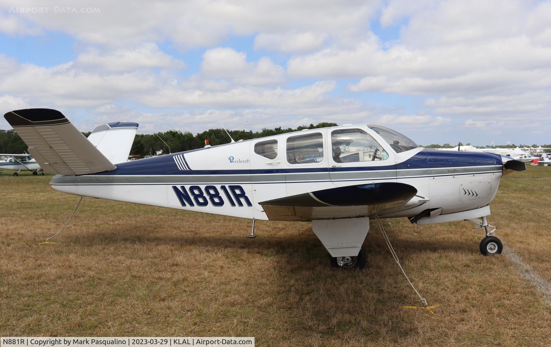 N881R, 1960 Beech M35 Bonanza C/N D-6290, Beech M35