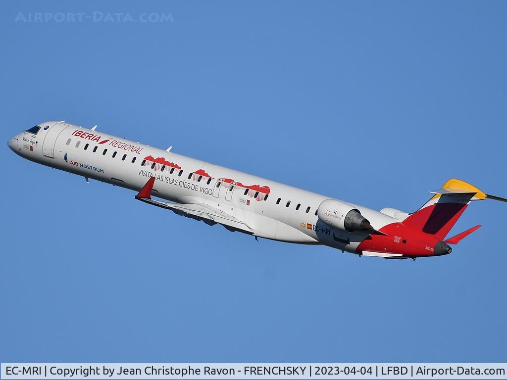 EC-MRI, 2017 Bombardier CRJ-1000 (CL-600-2E25) C/N 19056, Bordeaux (BOD)	Madrid (MAD)	IB8701