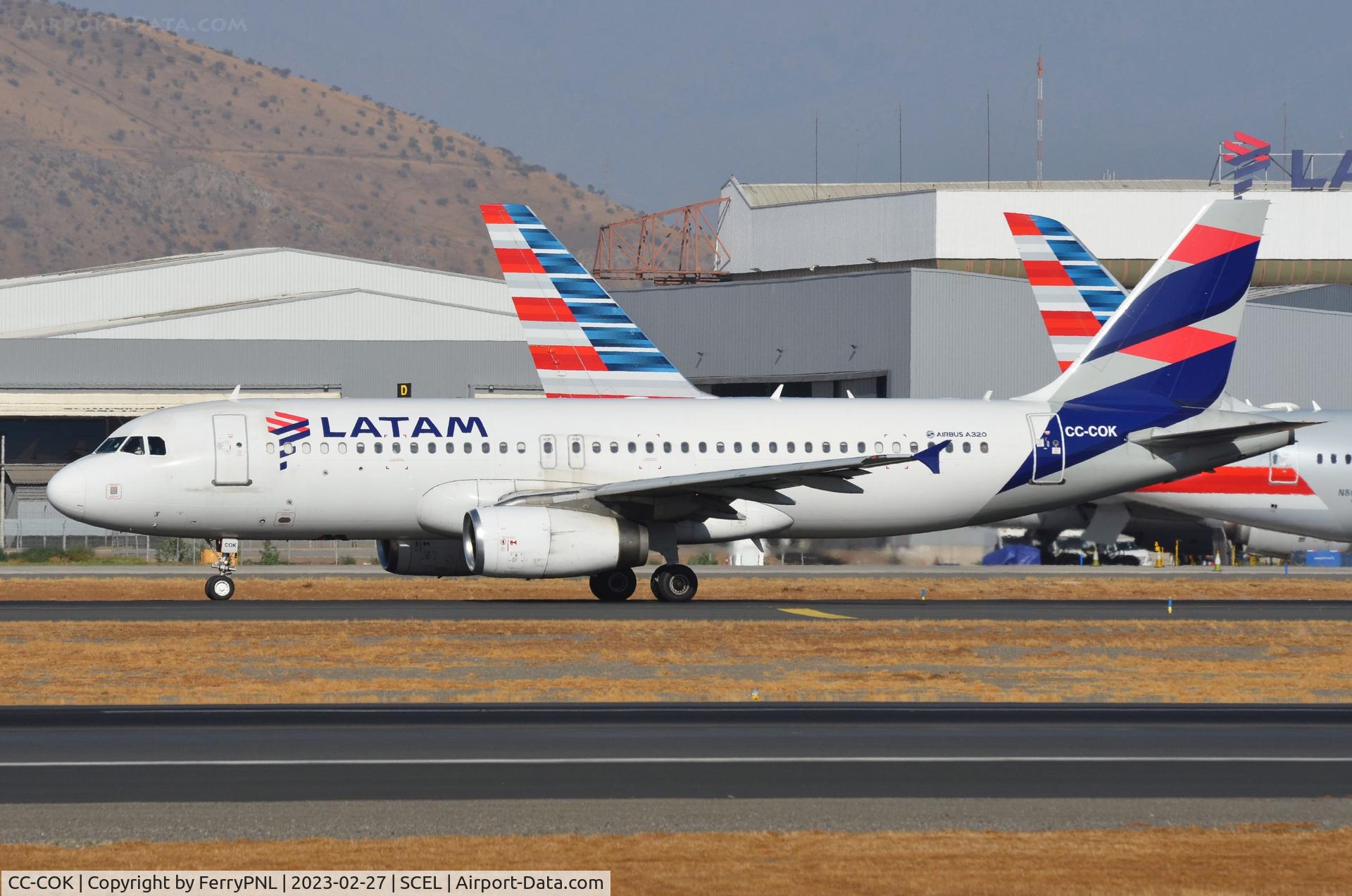 CC-COK, 2001 Airbus A320-233 C/N 1548, Latam A320 for departure