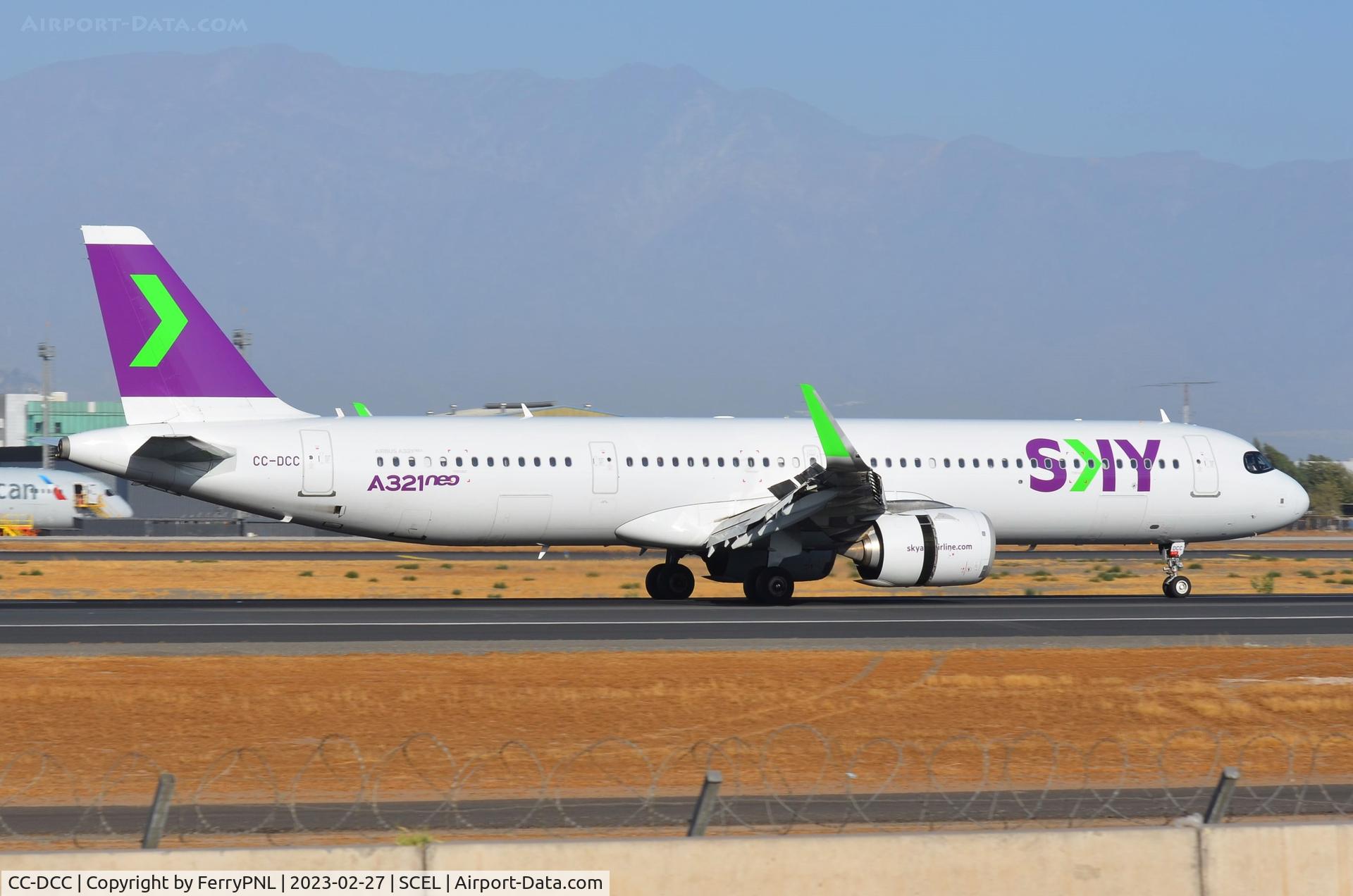 CC-DCC, 2021 Airbus A321-251NX C/N 10456, Departure of Sky A321N