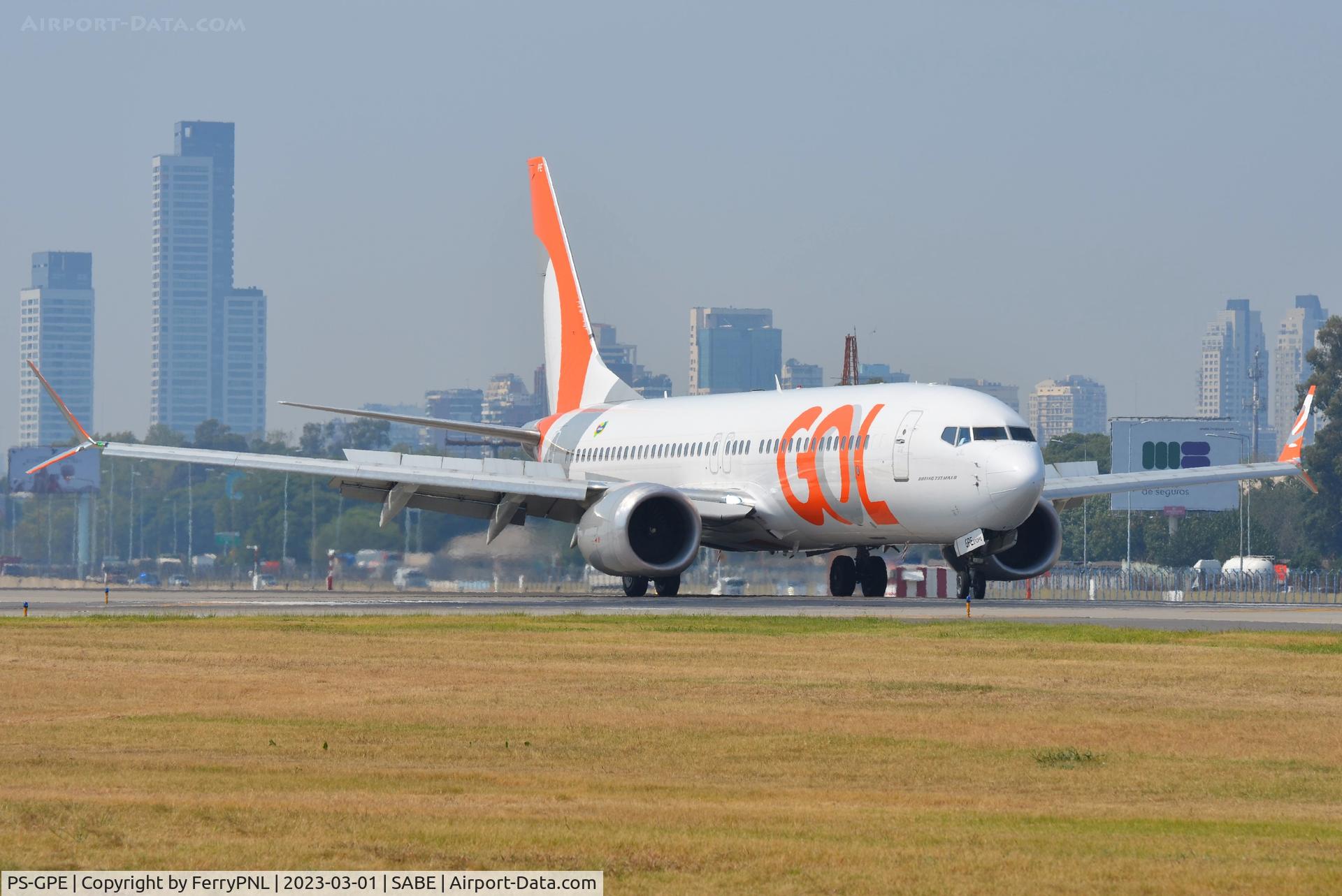 PS-GPE, 2018 Boeing 737-8 MAX C/N 60703, GOL B738M landing