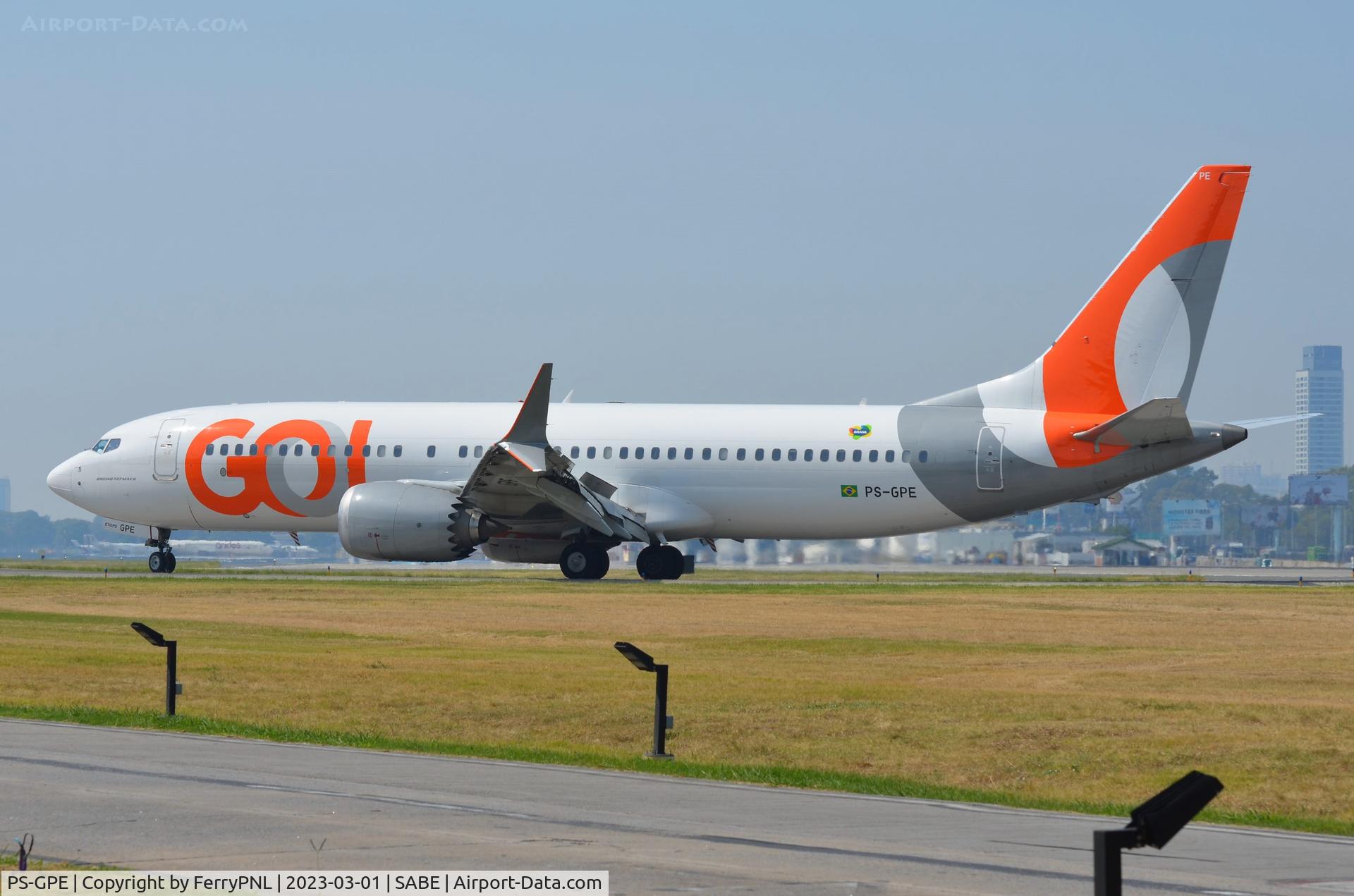 PS-GPE, 2018 Boeing 737-8 MAX C/N 60703, Transferred from the Jet Airways inventory to Gol in 2022
