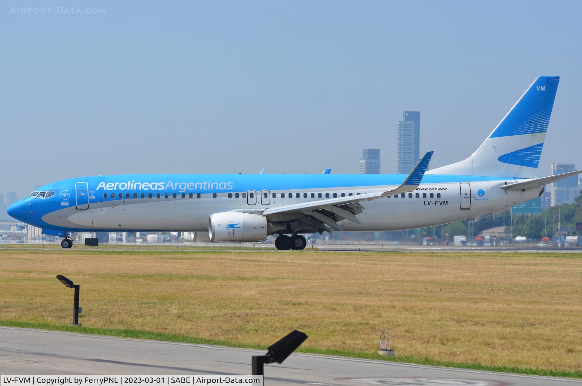 LV-FVM, Boeing 737-8SH C/N 41329, AR B738