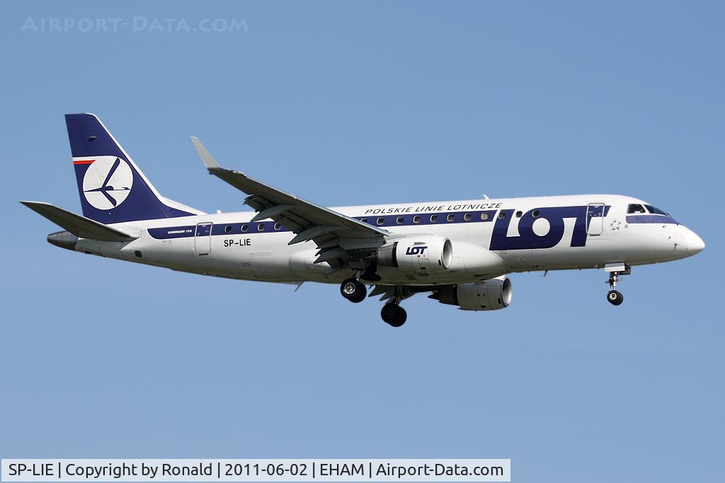 SP-LIE, 2006 Embraer 175LR (ERJ-170-200LR) C/N 17000153, at spl