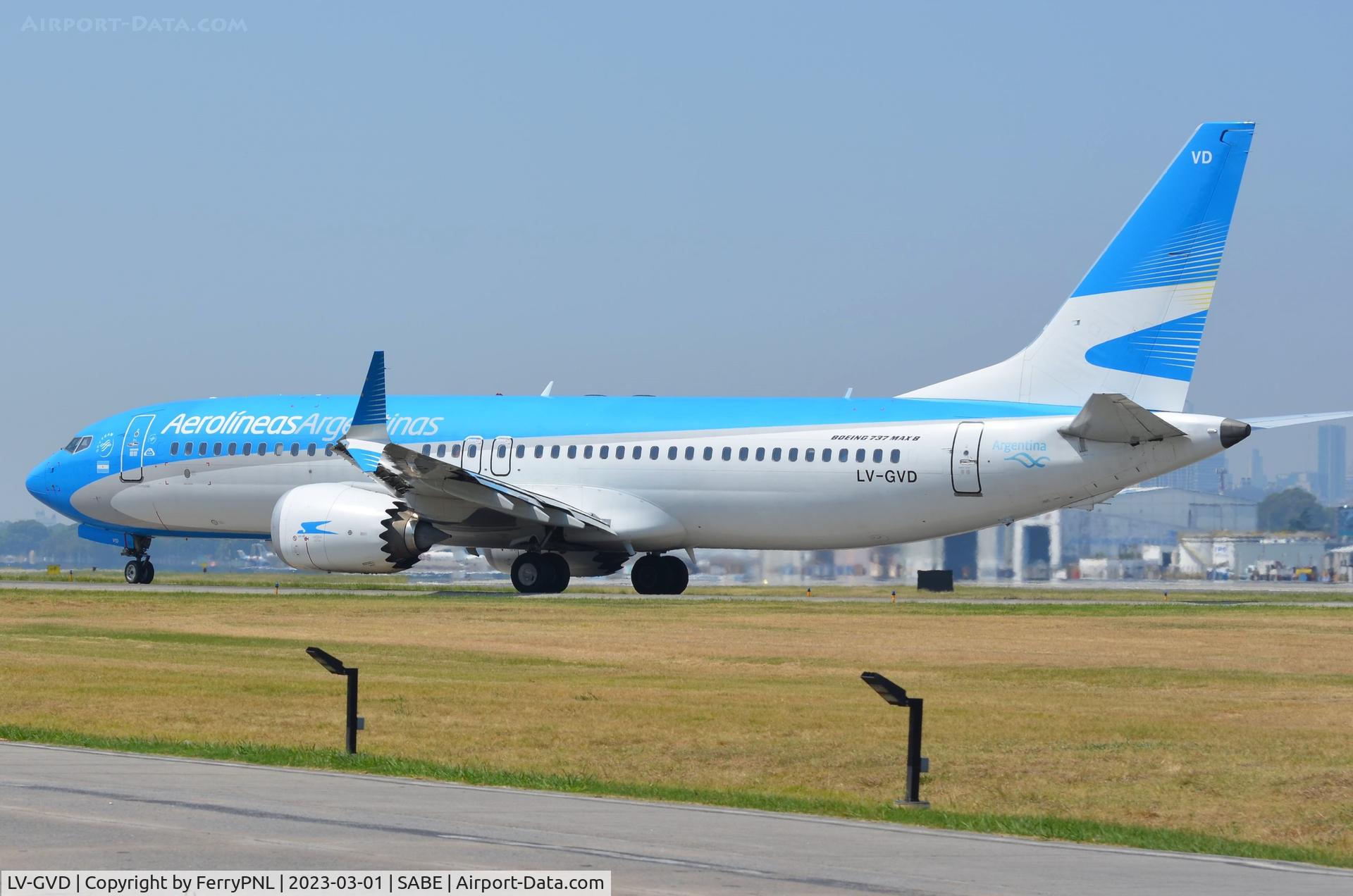 LV-GVD, 2017 Boeing 737-8 MAX C/N 64207, Aerolineas Argentinas B738M