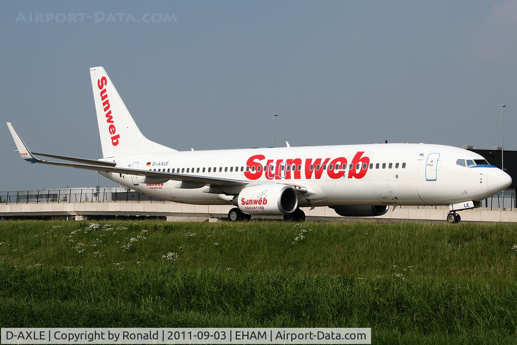 D-AXLE, 2007 Boeing 737-8Q8 C/N 30724, at spl