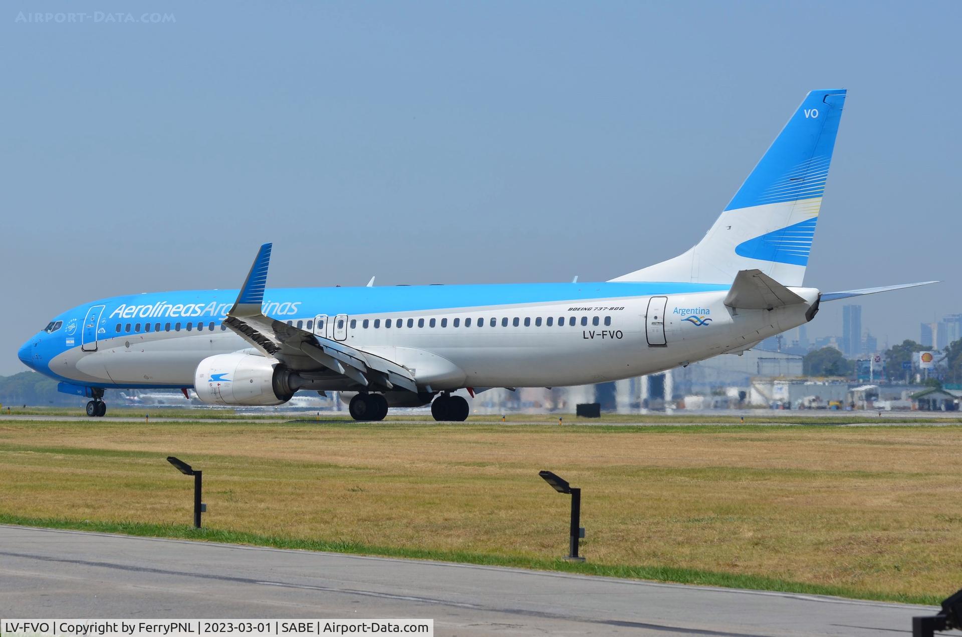LV-FVO, 2015 Boeing 737-8SH C/N 41356, Arrival of AR B738