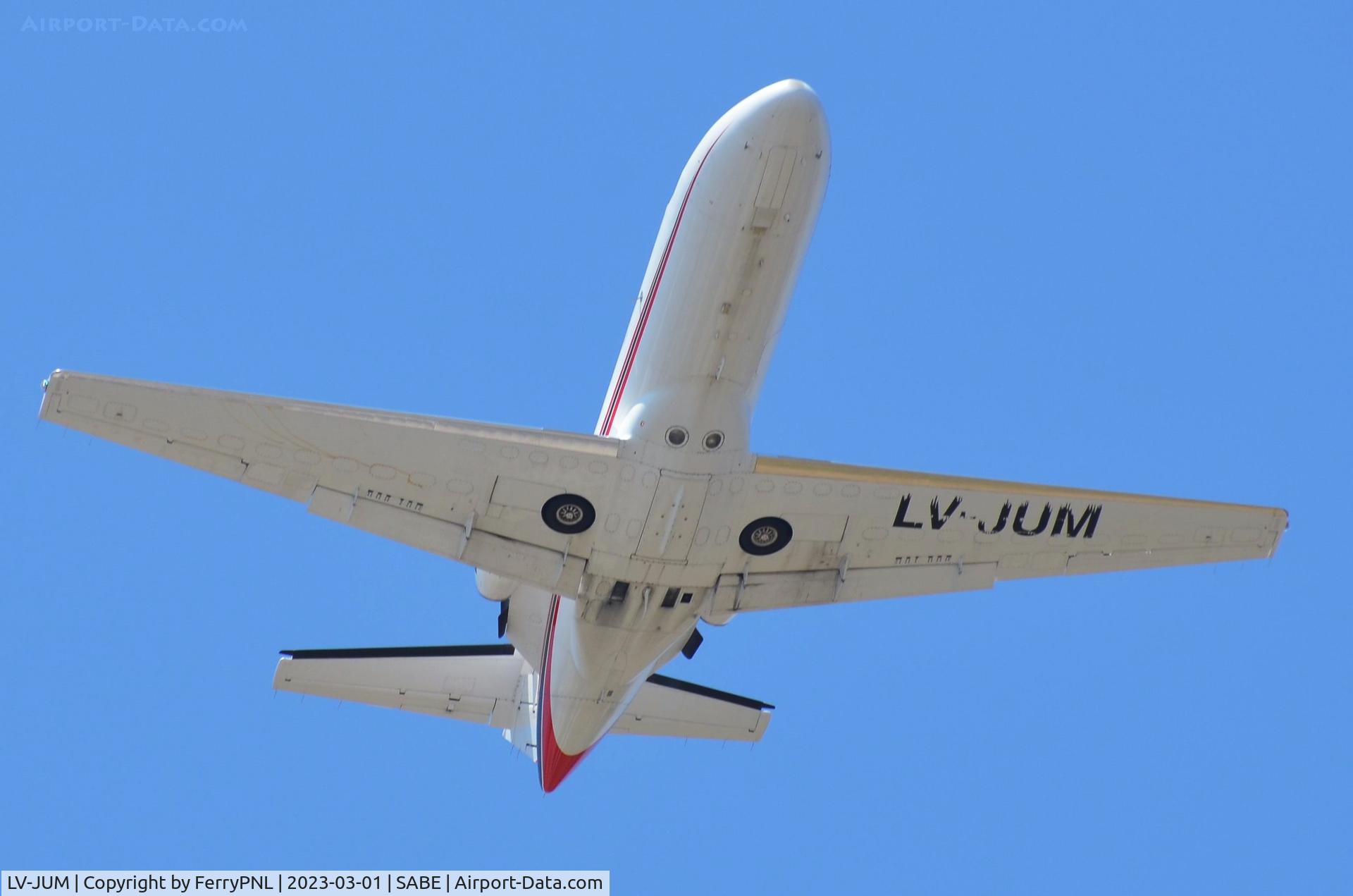 LV-JUM, 1998 Cessna 525 Citationjet CJ1 C/N 525-0256, Just Flight Ce525 passing overhead on take-off.