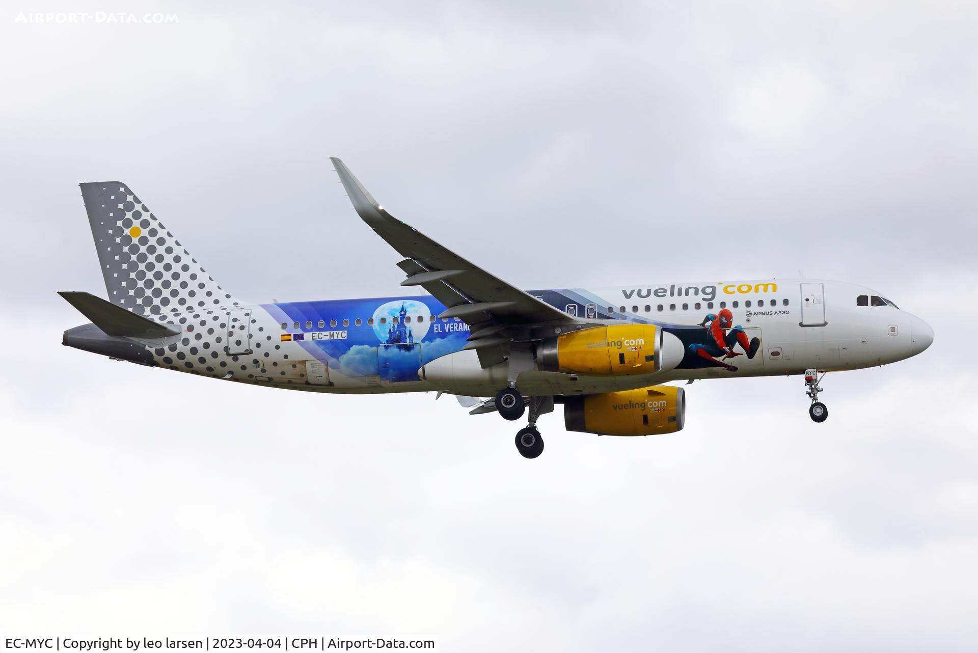 EC-MYC, 2018 Airbus A320-232 C/N 8238, Coprnhagen 4.4.2023