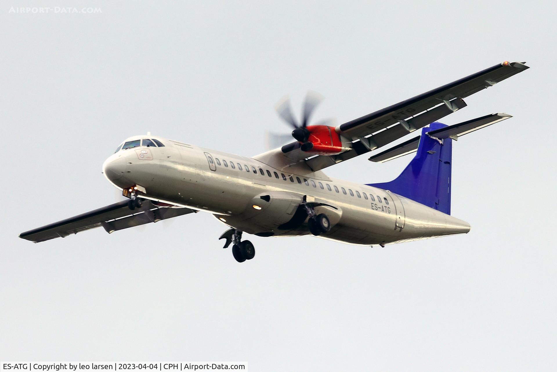 ES-ATG, 2013 ATR 72-600 (72-212A) C/N 1121, Copenhagen 4.4.2023 app to R-04R