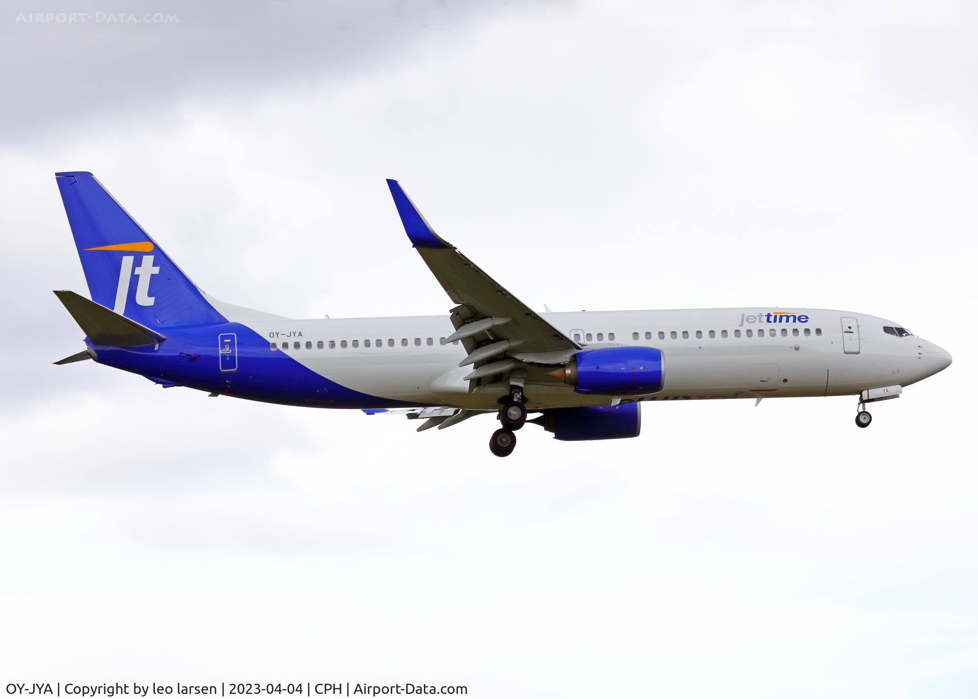 OY-JYA, 2012 Boeing 737-8KN C/N 40253, Copenhagen 4.4.2023