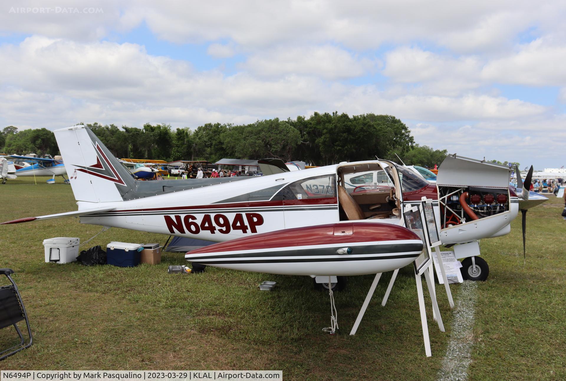 N6494P, 1959 Piper PA-24-250 Comanche C/N 24-1614, Piper PA-24-250