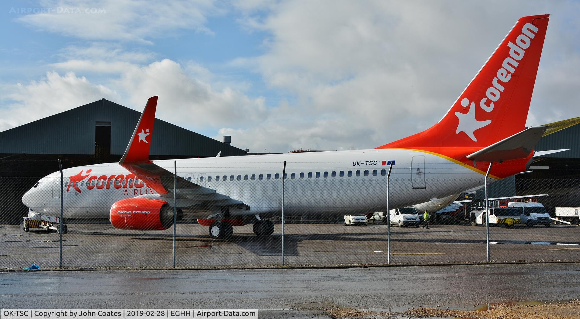 OK-TSC, 2007 Boeing 737-8FH C/N 35093, Just repainted