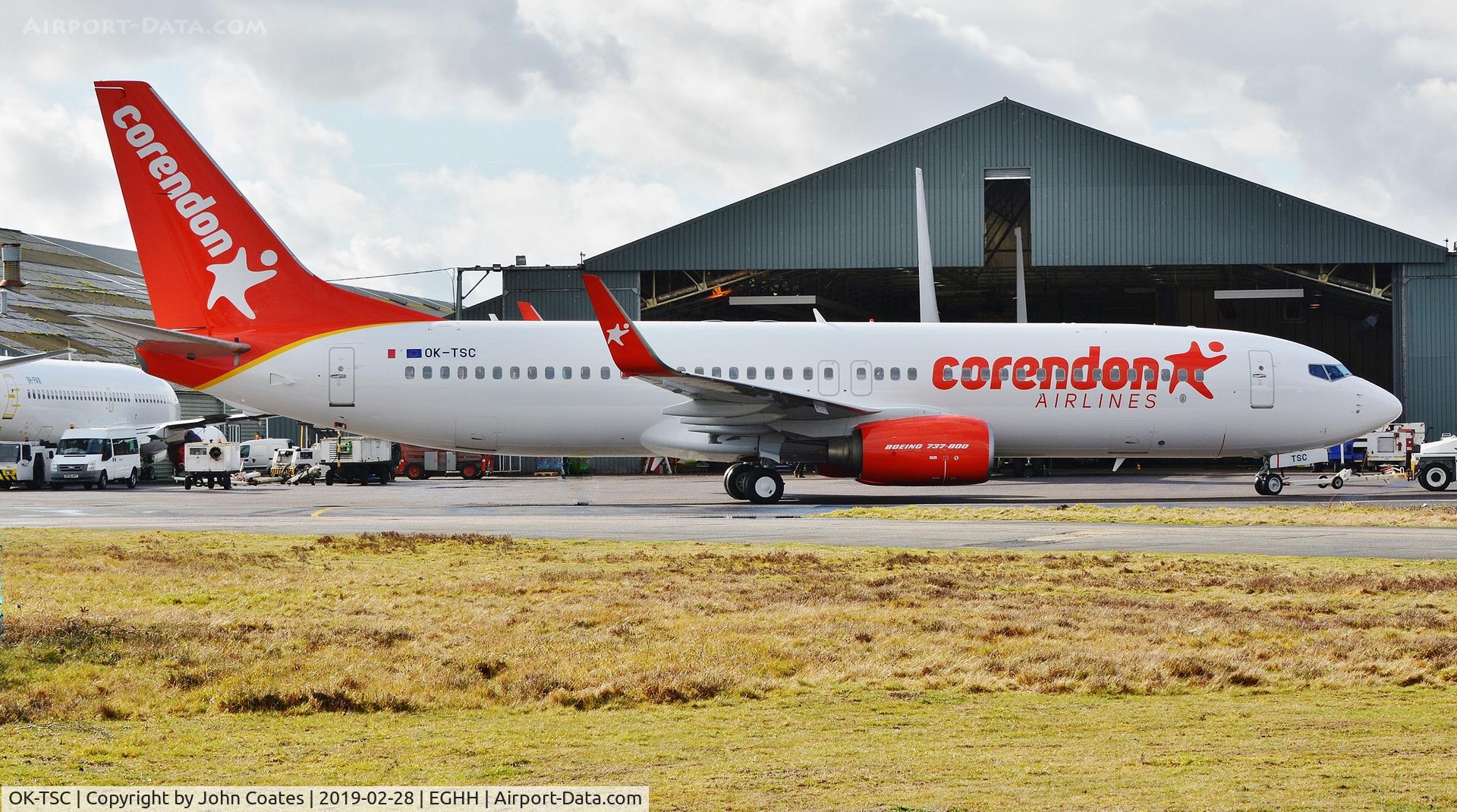 OK-TSC, 2007 Boeing 737-8FH C/N 35093, Just repainted