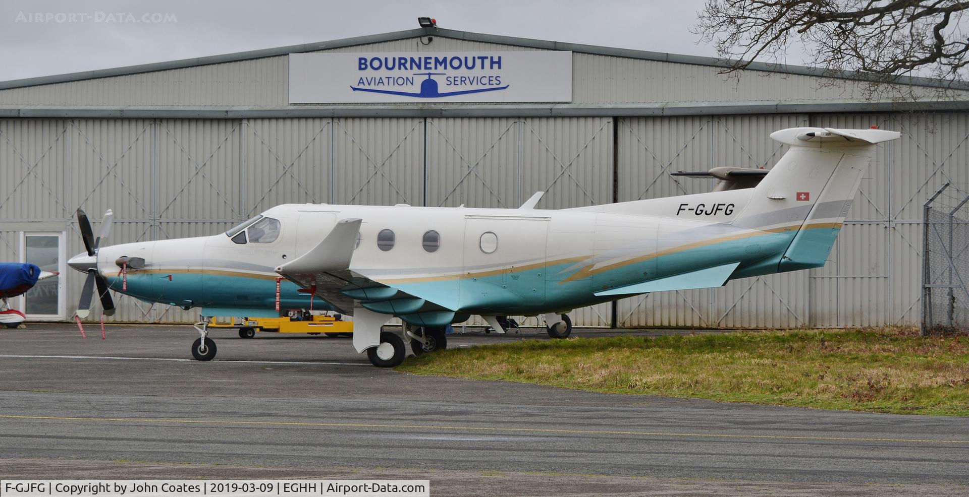F-GJFG, 1999 Pilatus PC-12/45 C/N 256, At BAS