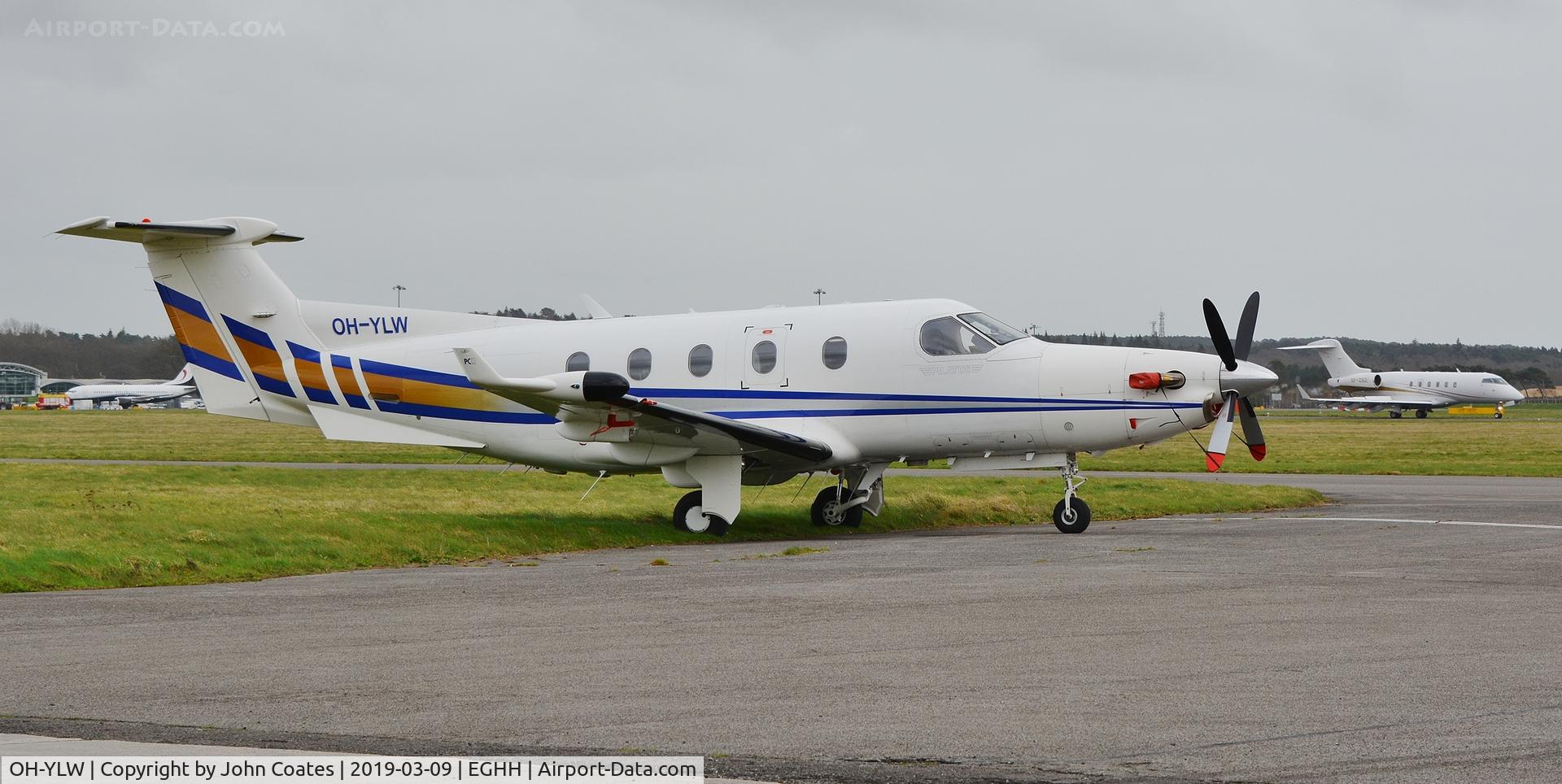 OH-YLW, 2000 Pilatus PC-12/45 C/N 334, At BAS