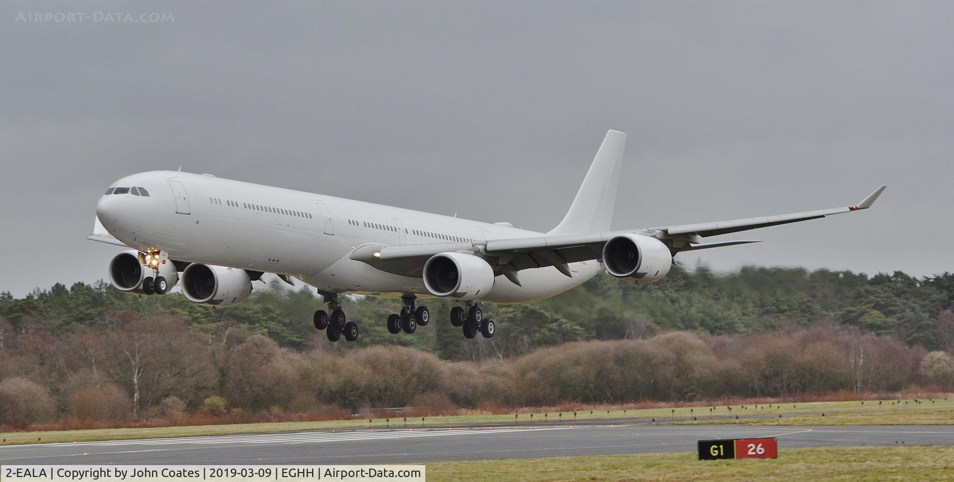 2-EALA, 2009 Airbus A340-642X C/N 1040, Arriving on 26
