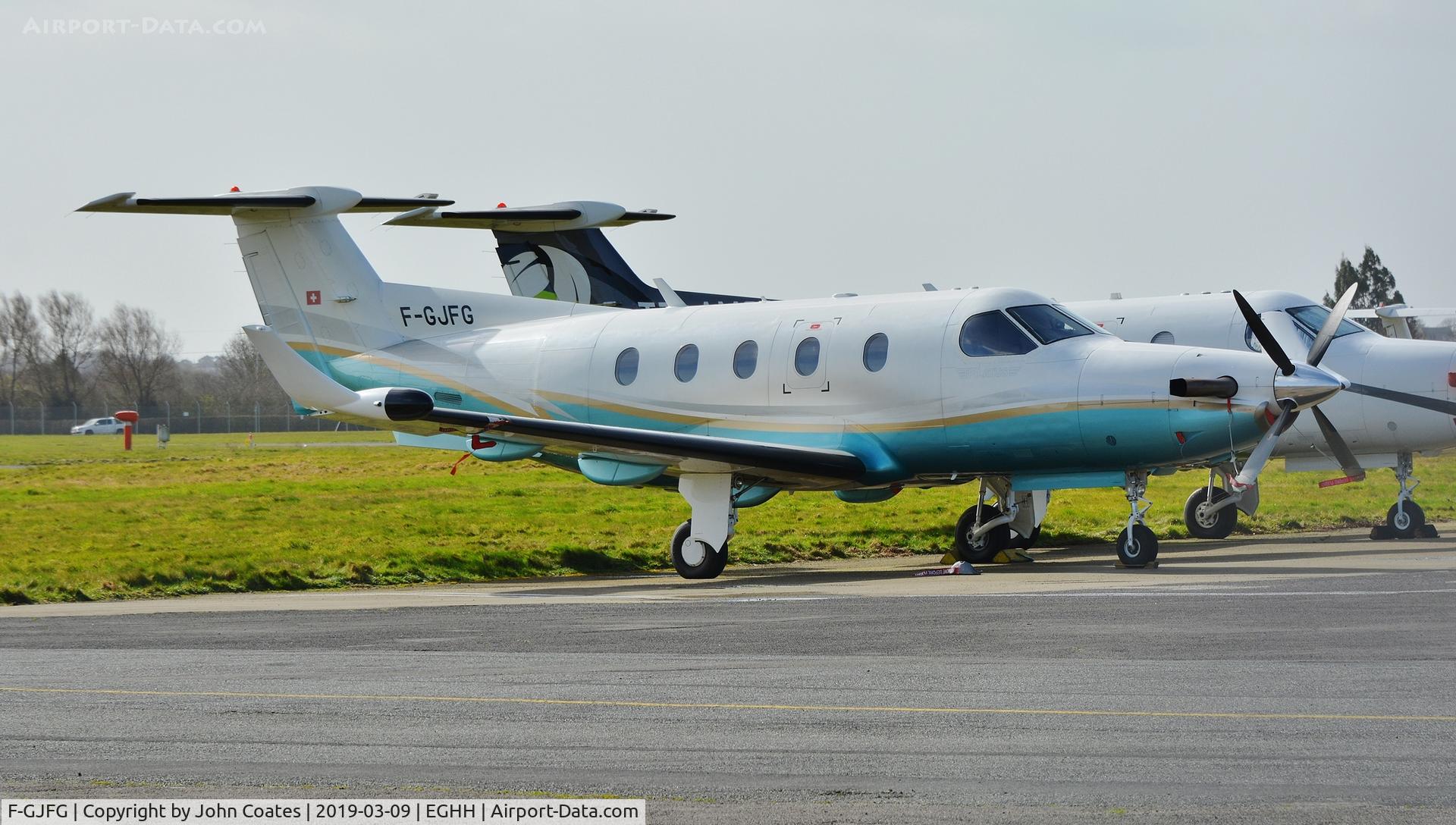 F-GJFG, 1999 Pilatus PC-12/45 C/N 256, At BAS