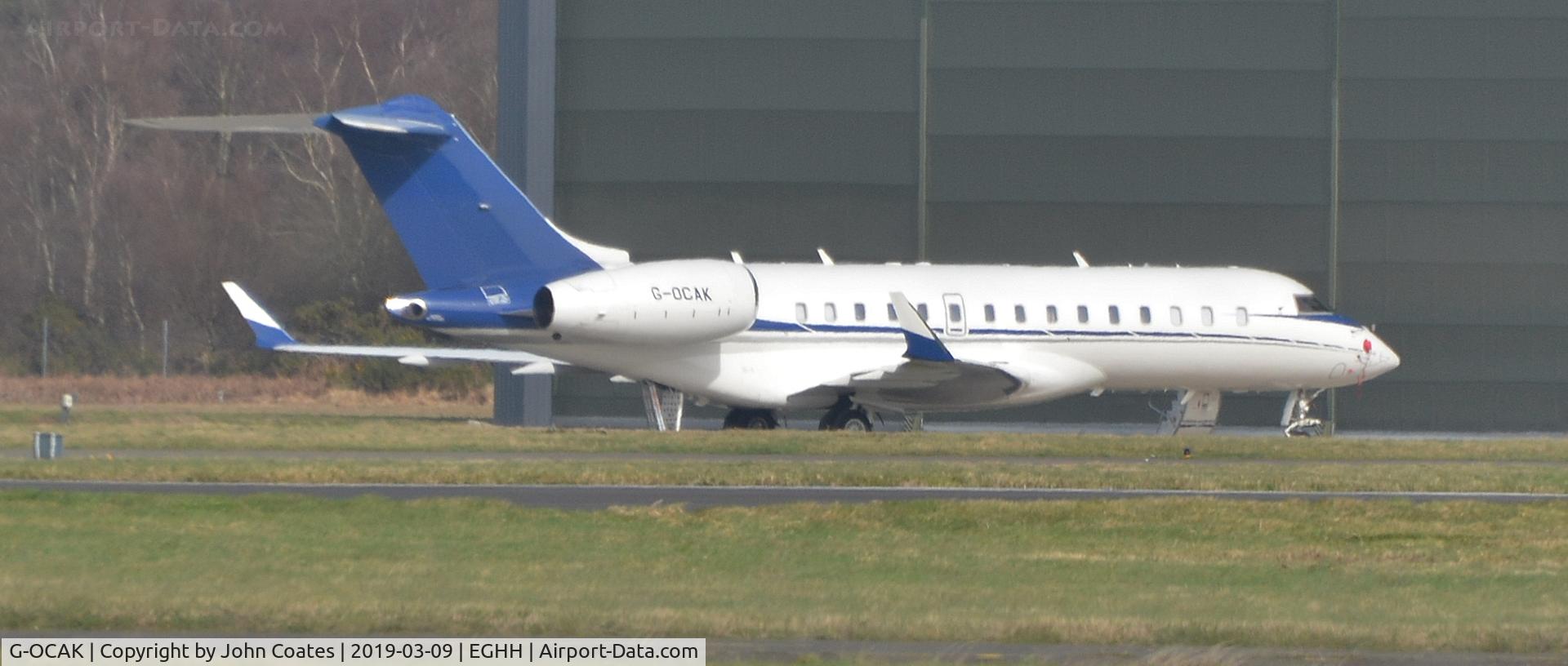 G-OCAK, 2009 Bombardier BD-700-1A10 Global Express XRS C/N 9339, At Gama Avn