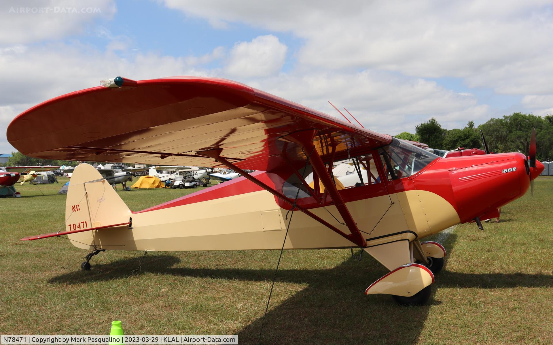 N78471, 1947 Piper PA-12 Super Cruiser C/N 12-1982, Piper PA-12