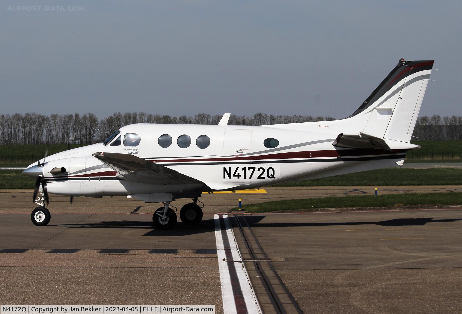 N4172Q, Raytheon Aircraft Company C90A C/N LJ-1622, Lelystad Airport