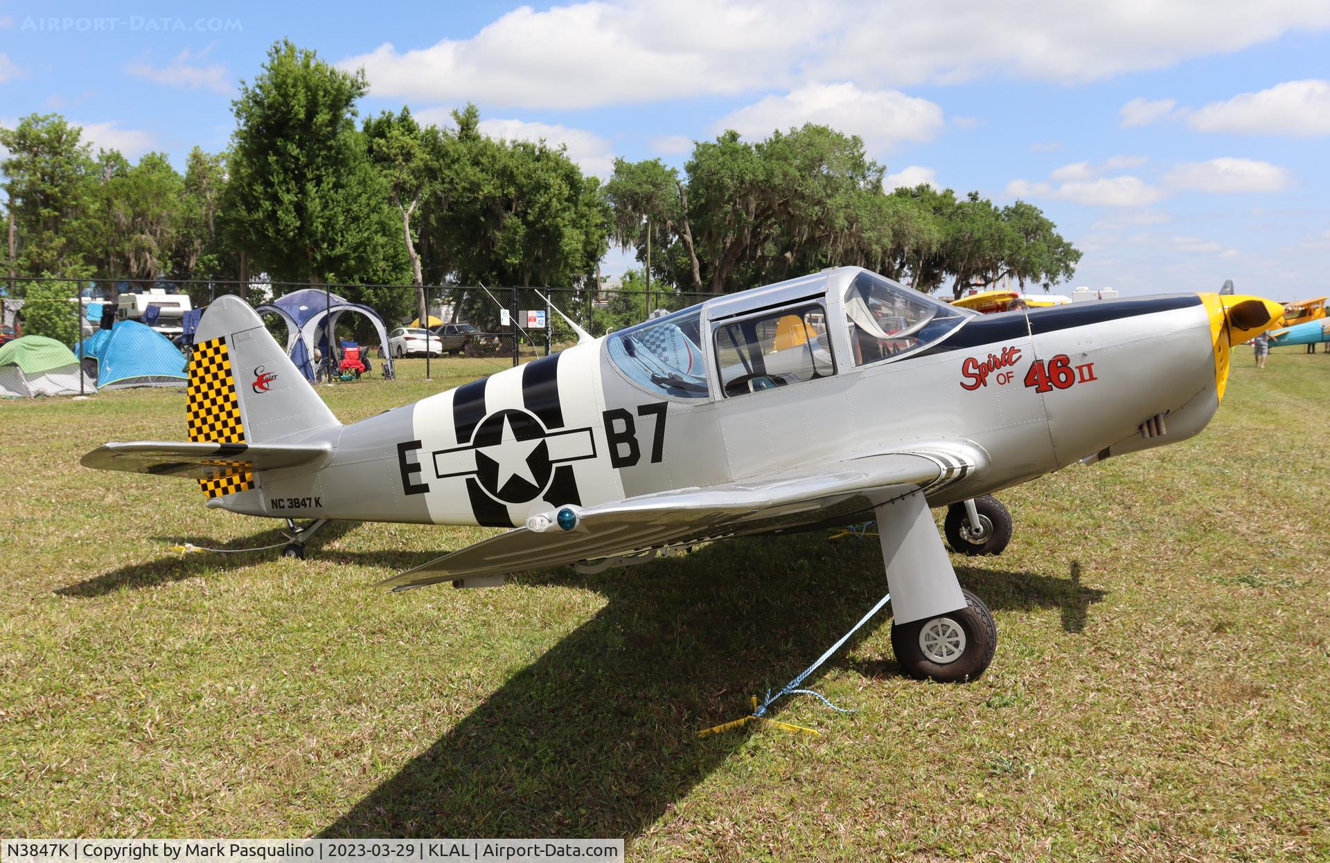 N3847K, 1948 Globe GC-1B Swift C/N 3547, Swift GC-1B