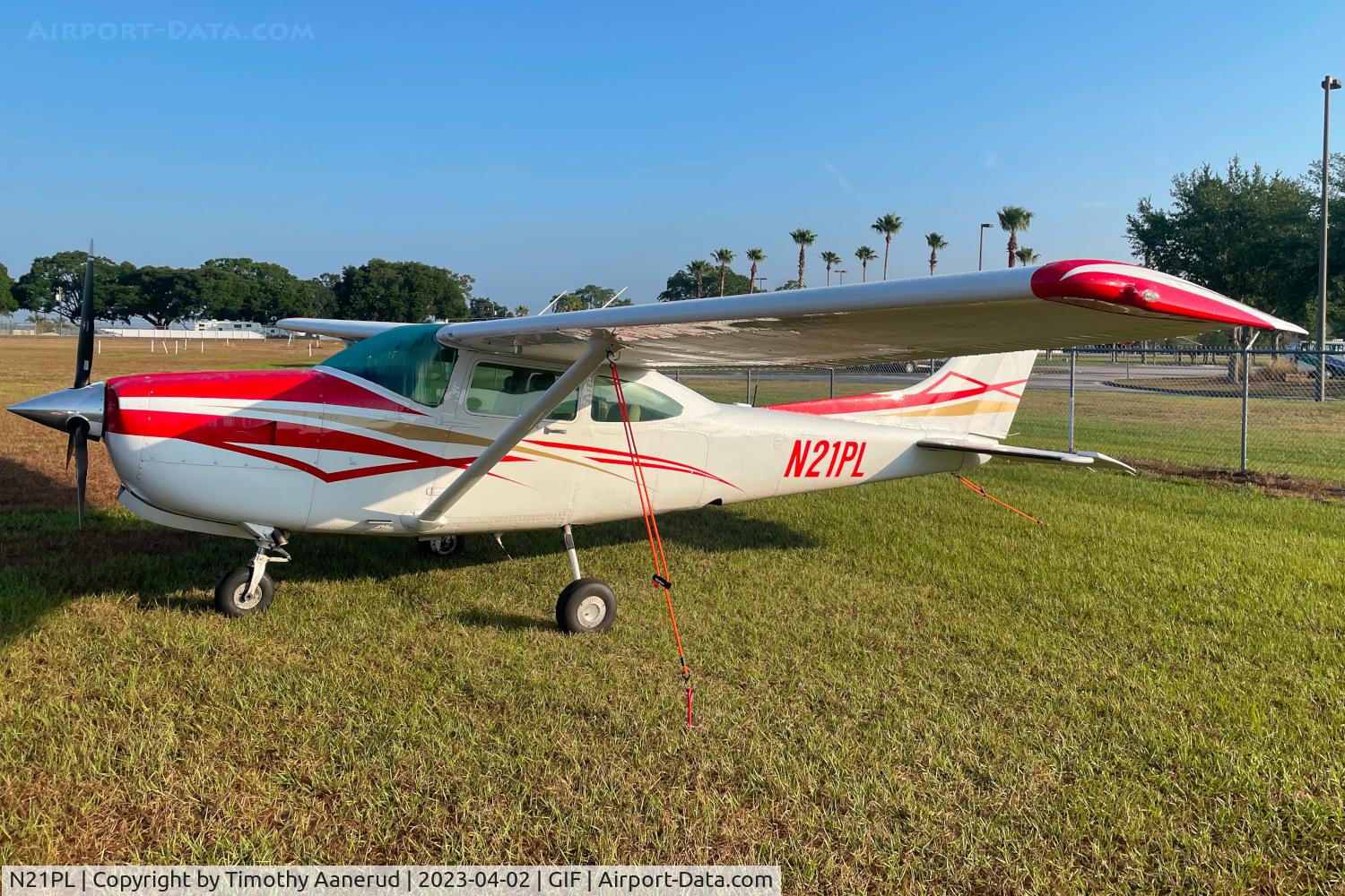 N21PL, 1984 Cessna R182 Skylane RG C/N R182-01983, 1984 Cessna R182, c/n: R18201983.  Parked at Winter Haven during Sun 'n Fun 2023