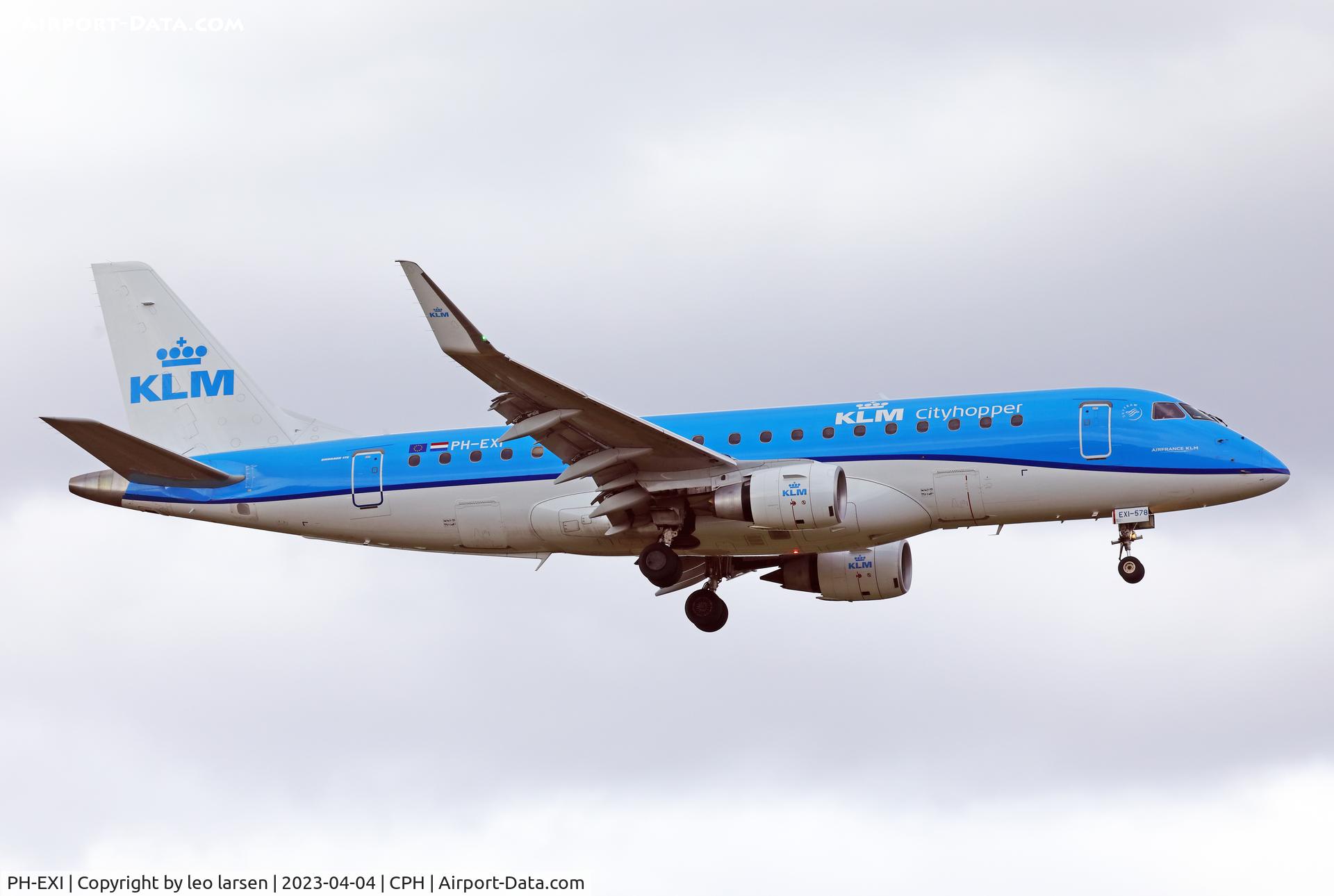 PH-EXI, 2016 Embraer 175STD (ERJ-170-200) C/N 17000578, Copenhagen 4.4.2023