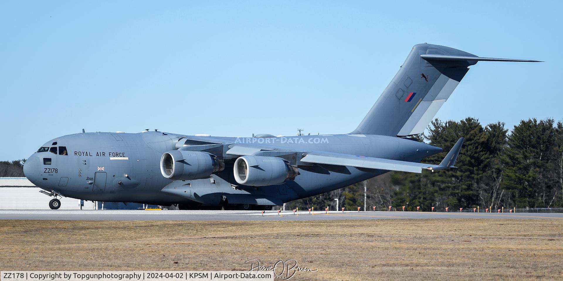 ZZ178, 2012 Boeing C-17A Globemaster III C/N F-245, ASCOT6650 off to KAEX