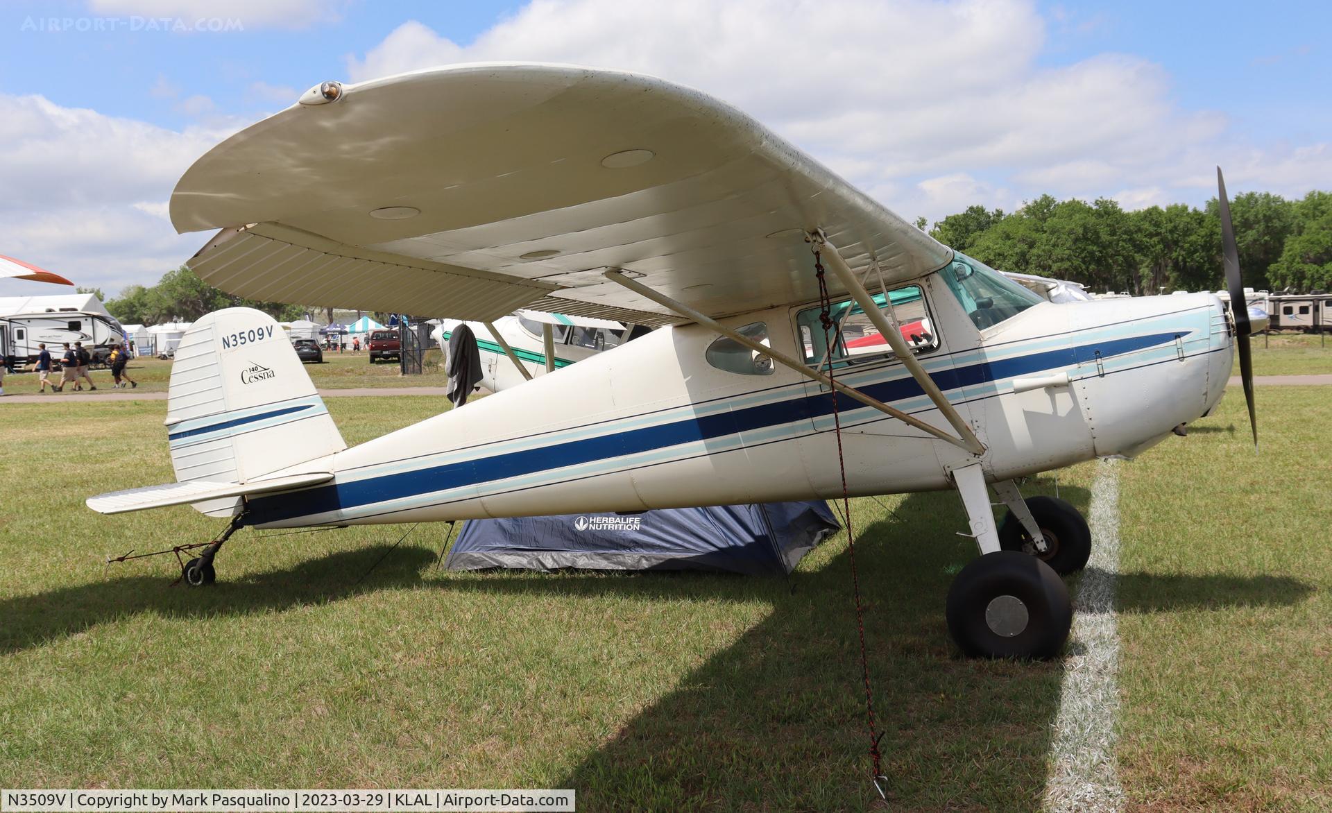 N3509V, 1948 Cessna 140 C/N 14778, Cessna 140