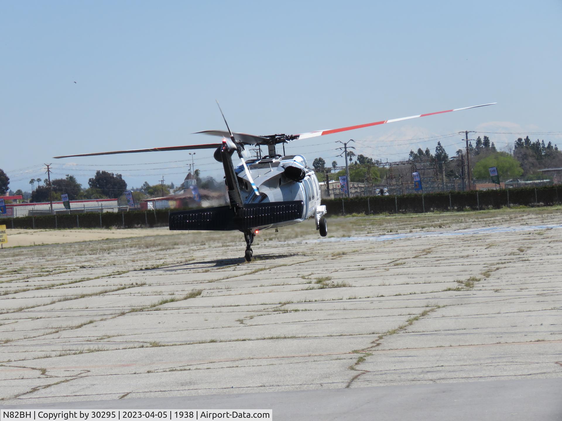 N82BH, 1979 Sikorsky UH-60A C/N 79-23270/70.087, Tail down first