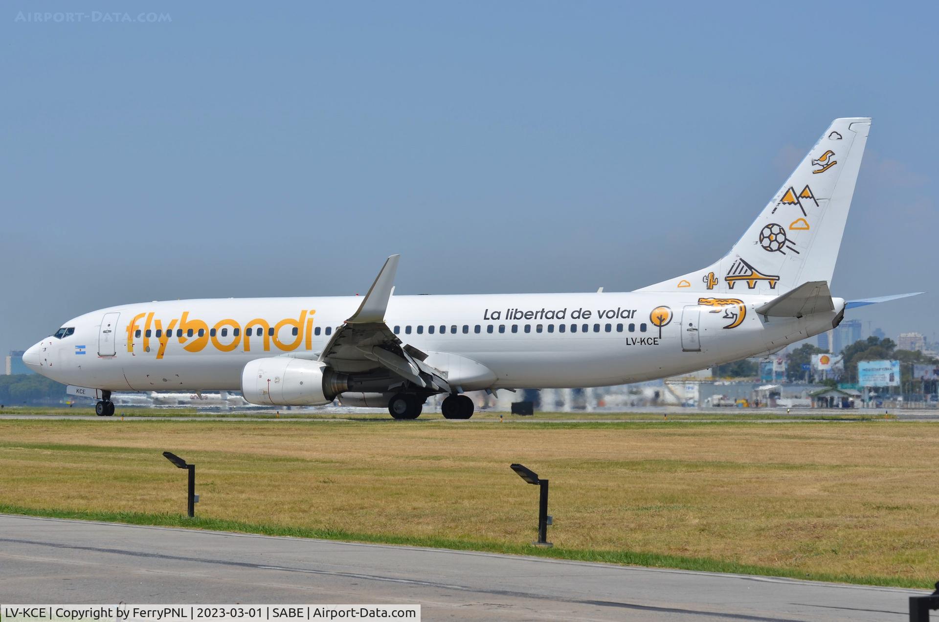 LV-KCE, 2007 Boeing 737-8Q8 C/N 30720, Flybondi B738