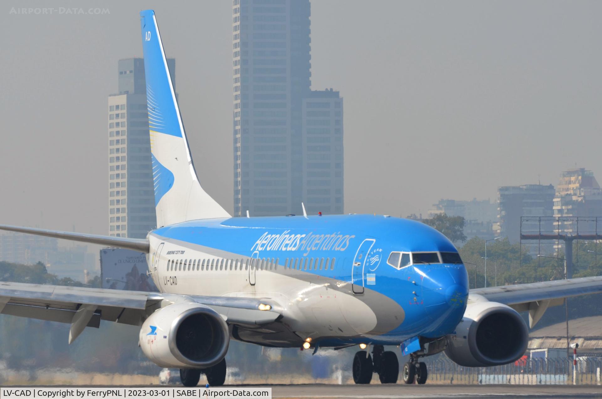 LV-CAD, 2006 Boeing 737-76N C/N 32680, AR B737 arrived in AEP
