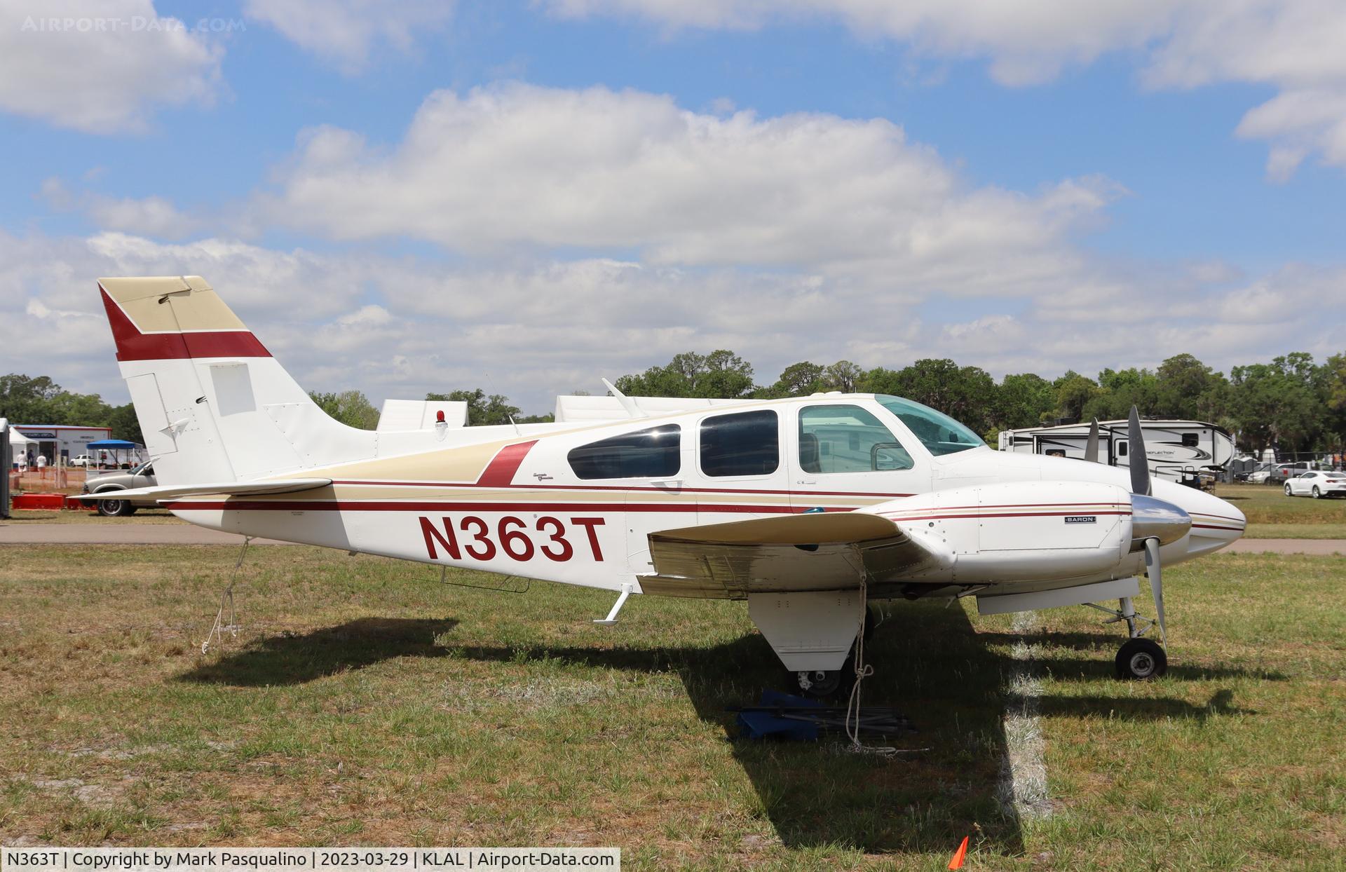 N363T, 1963 Beech 95-A55 Baron C/N TC-416, Beech A55