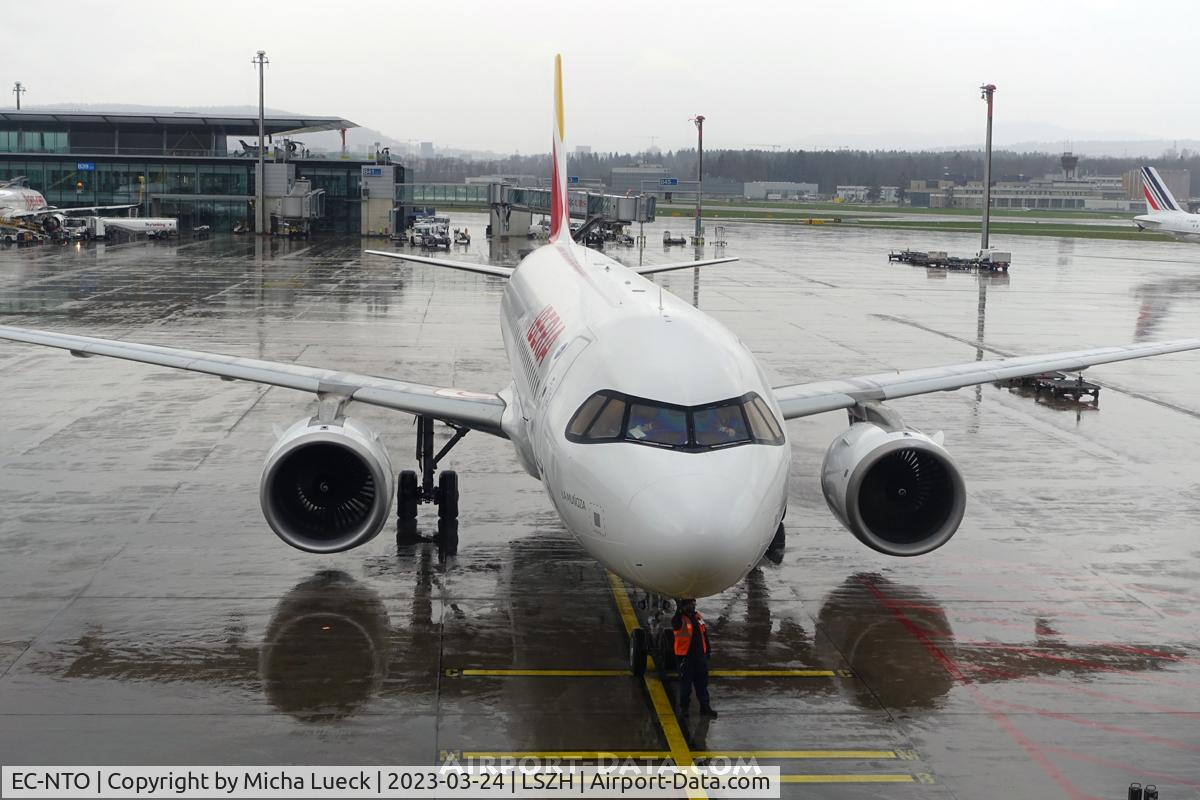 EC-NTO, 2022 Airbus A320-251N C/N 10818, At Zürich