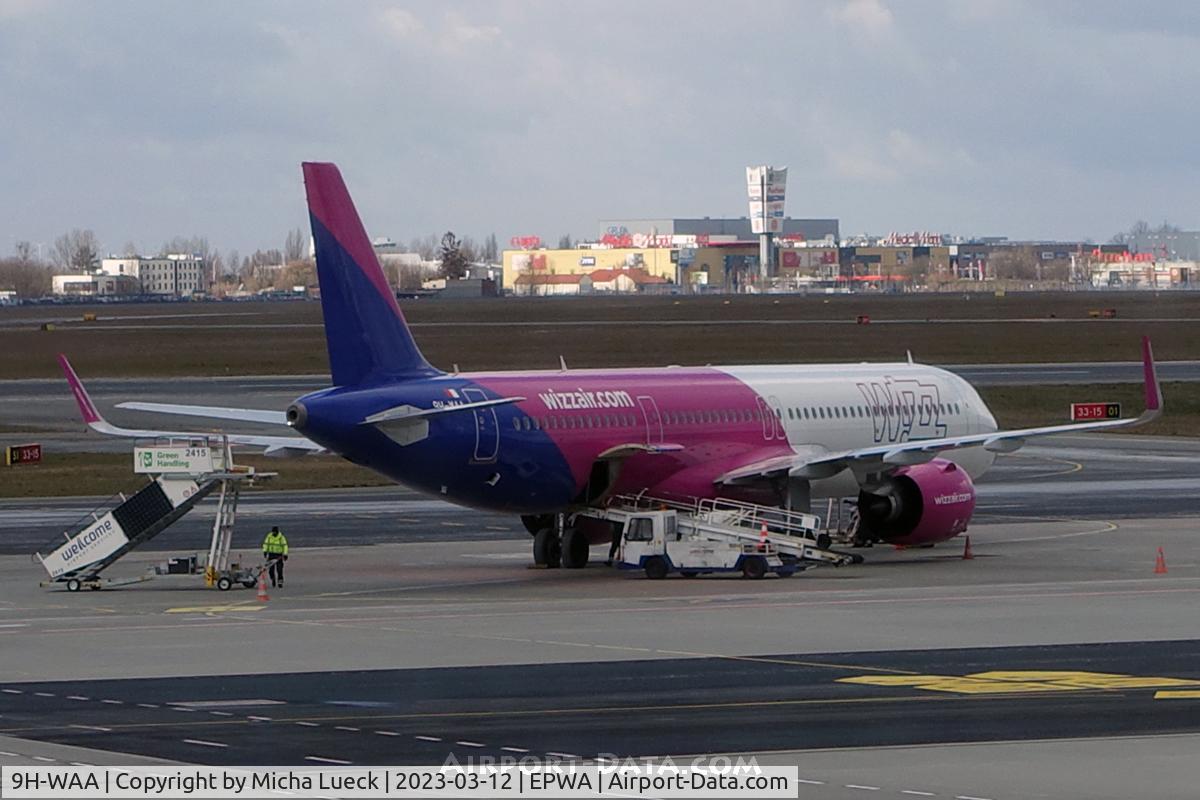 9H-WAA, 2022 Airbus A321-271NX C/N 11018, At Warsaw