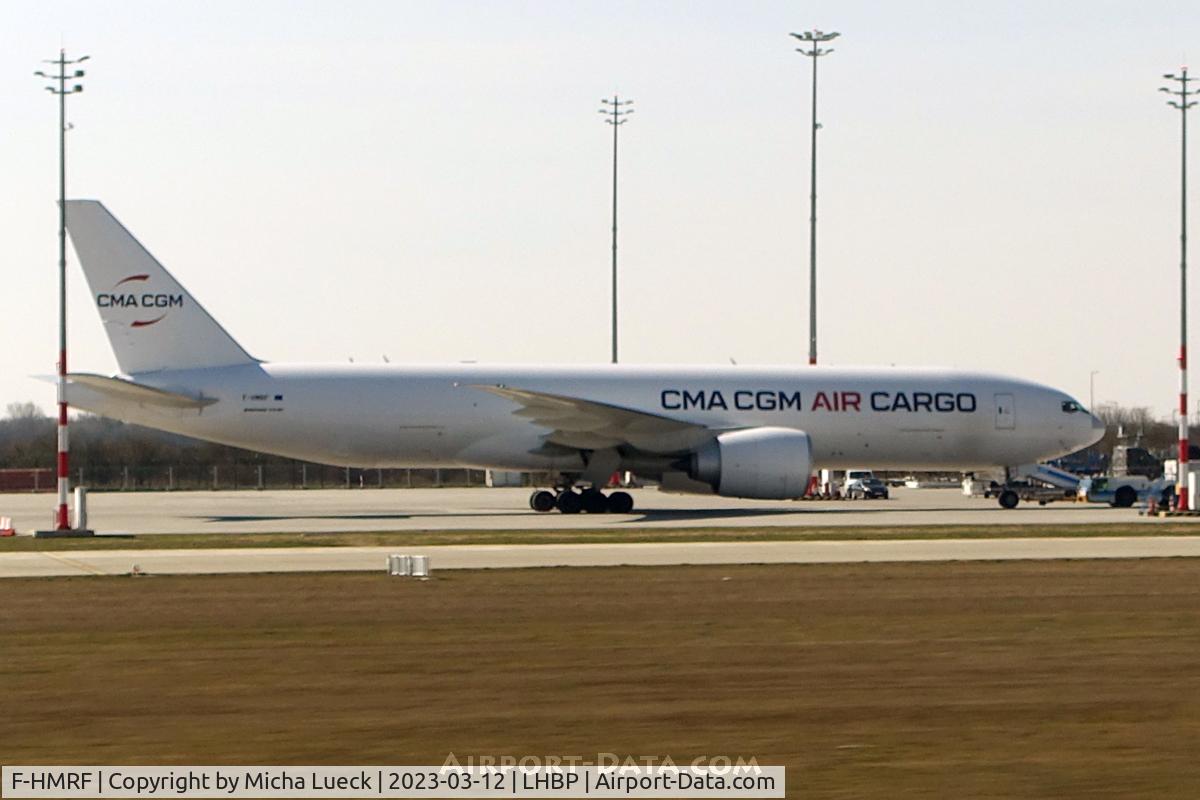 F-HMRF, 2022 Boeing 777-F C/N 67461, At Budapest