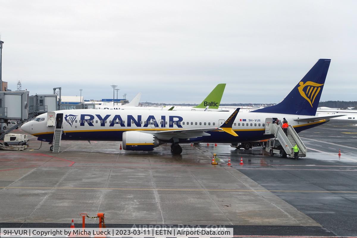 9H-VUR, 2021 Boeing 737-8-200 MAX C/N 62325, At Tallinn