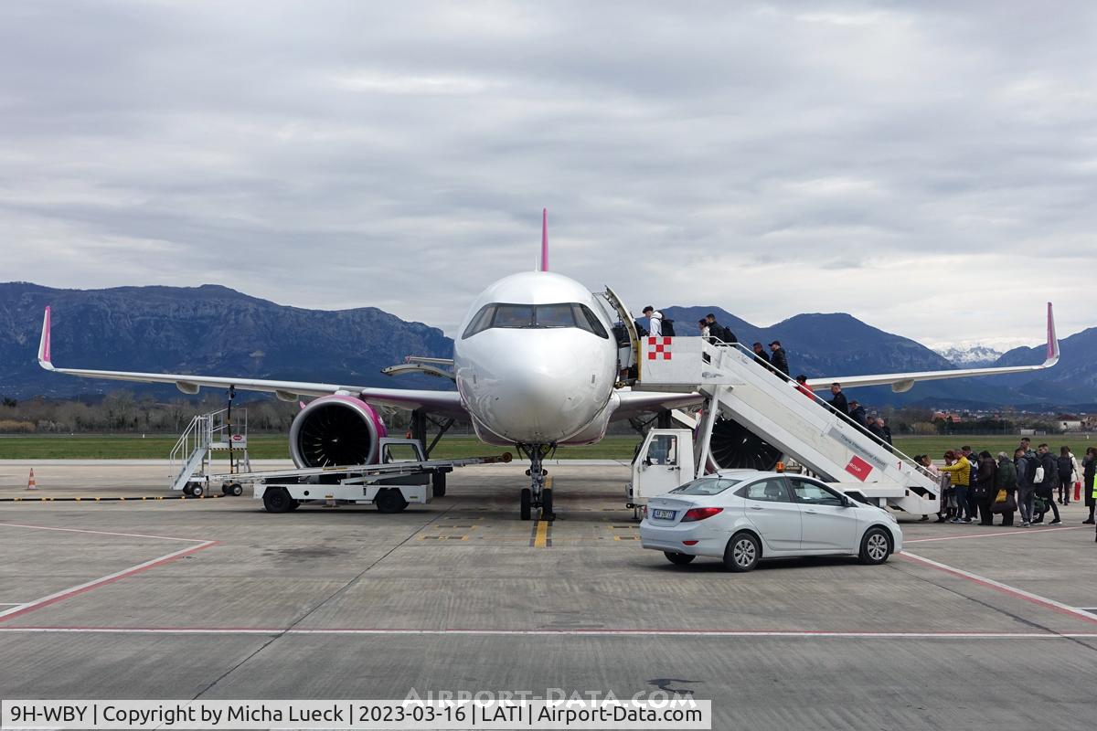 9H-WBY, 2020 Airbus A320-271N C/N 10092, At Tirana