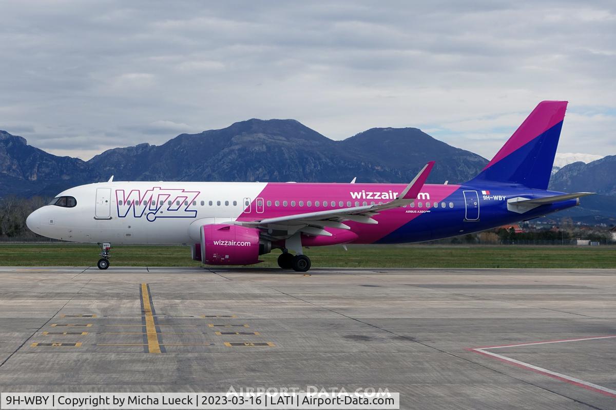 9H-WBY, 2020 Airbus A320-271N C/N 10092, At Tirana